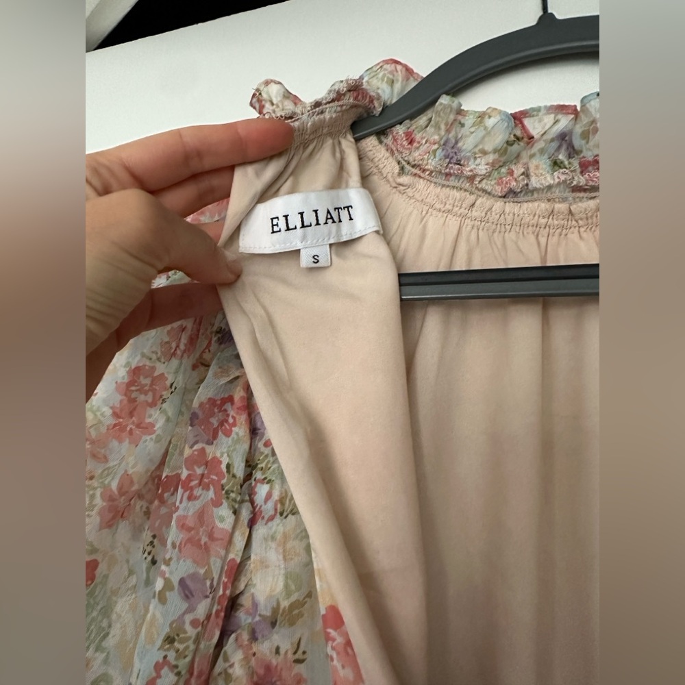 Elliatt Tan and Pink Sundress Sleeveless Cocktail - Picture 7 of 9